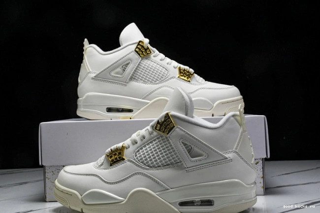 4 Gold Retro Jordan Metallic AQ9129-170 0707